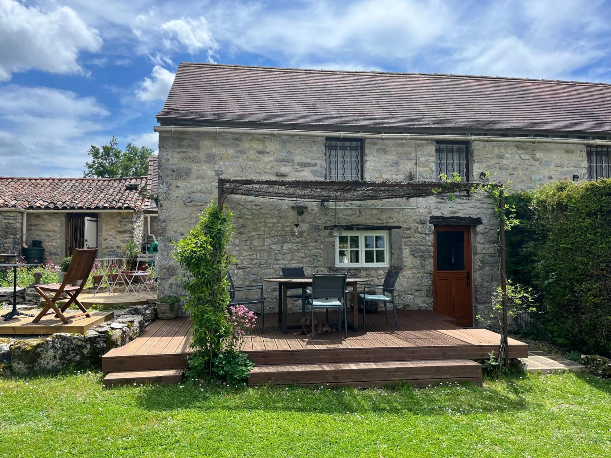 Les Gites Perard Caylus Exterior foto
